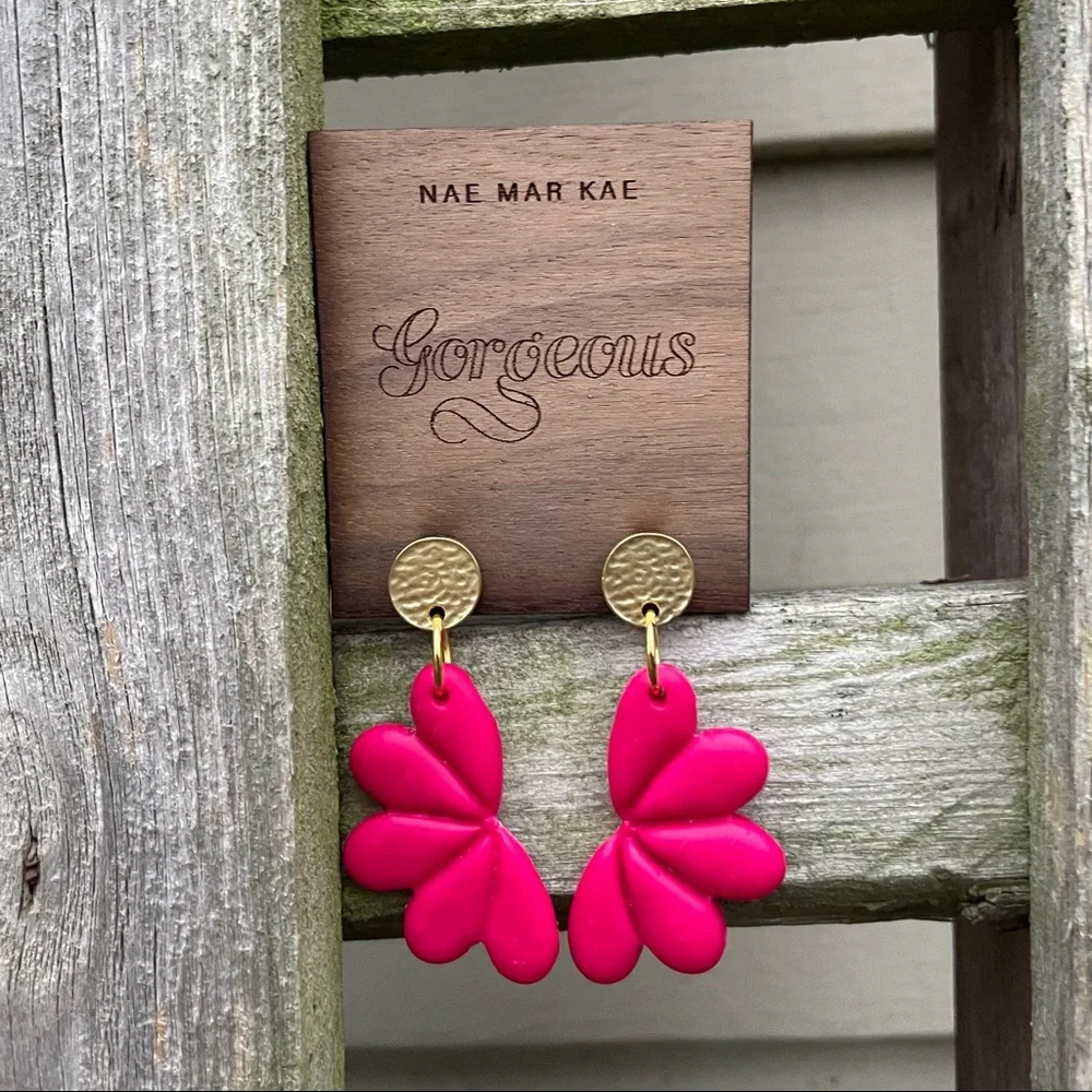 NWT Nickel-Free Clay Fusha Earrings